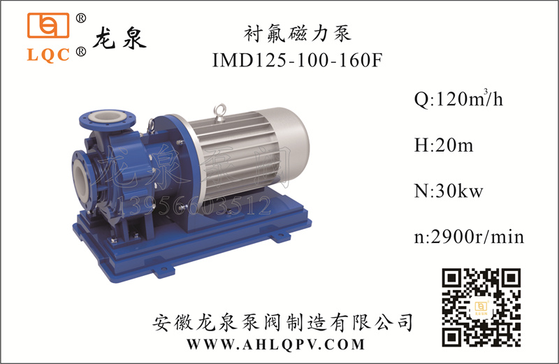 襯氟磁力泵IMD125-100-160F